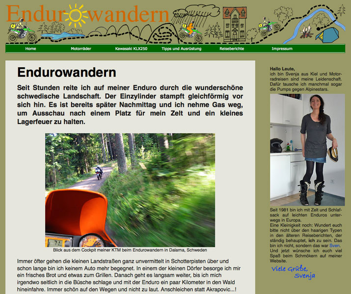 Endurowandern mit Svendura