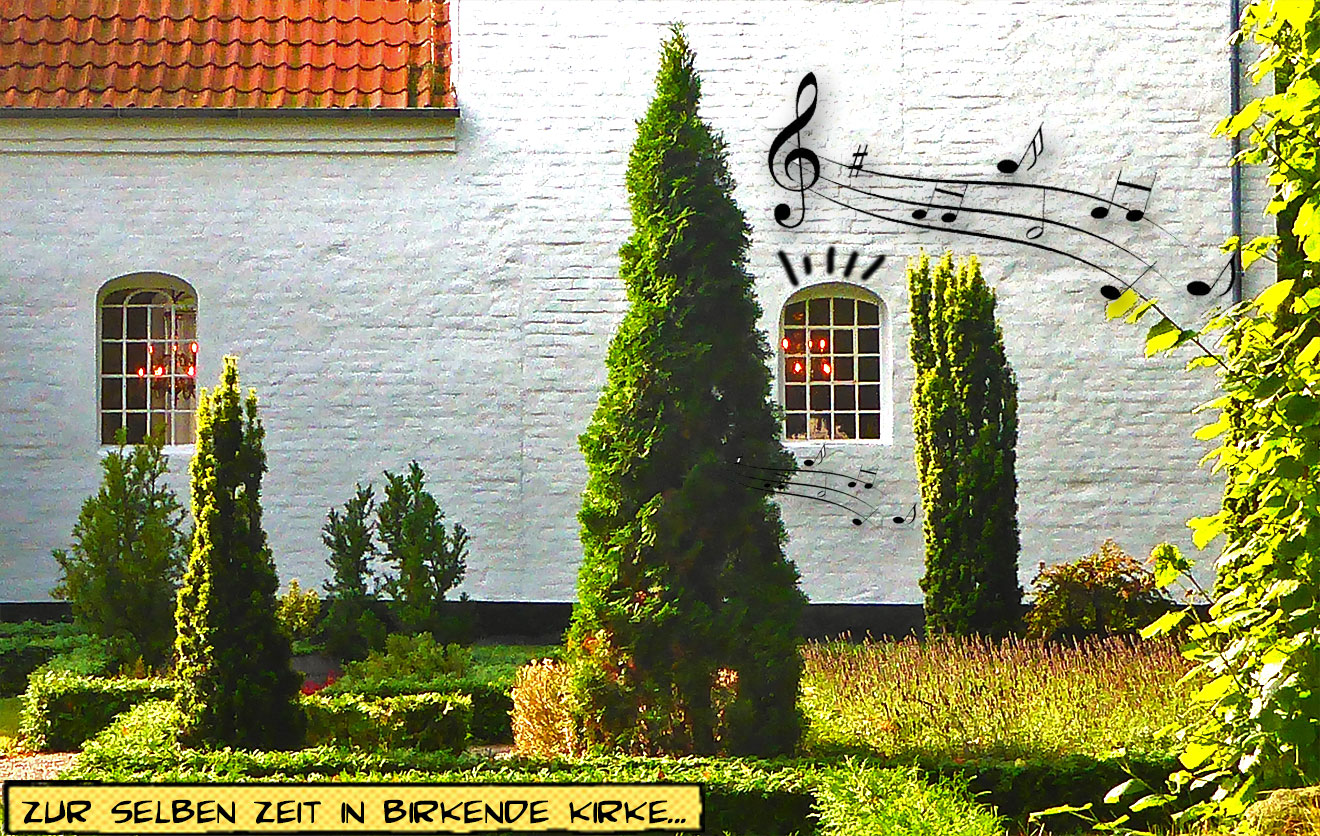 Musik dringt aus einer Kirche