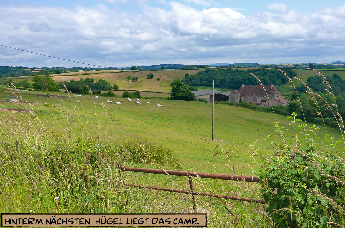 Landschaft im Park Morvan
