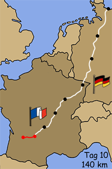 Frankreich Miniskizze
