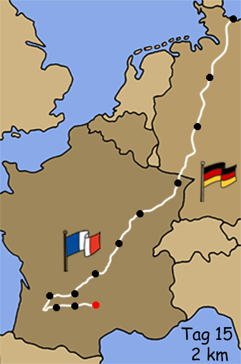 Frankreich Miniskizze