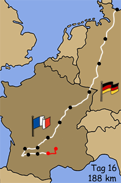 Frankreich Miniskizze