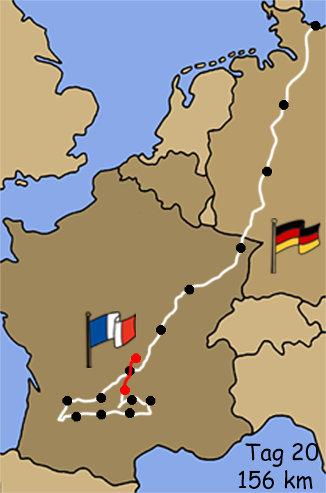 Frankreich Miniskizze