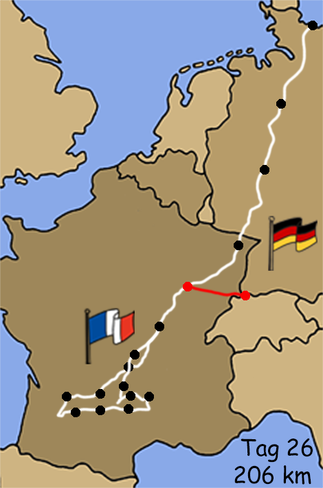 Frankreich Miniskizze